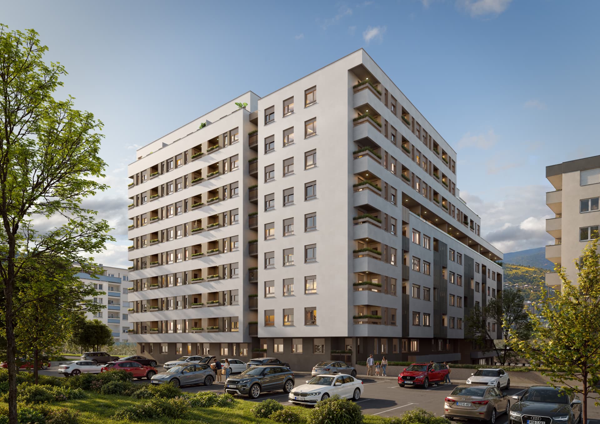 EAST POINT kompleks sa prilazom i vanjskim parking mjestima